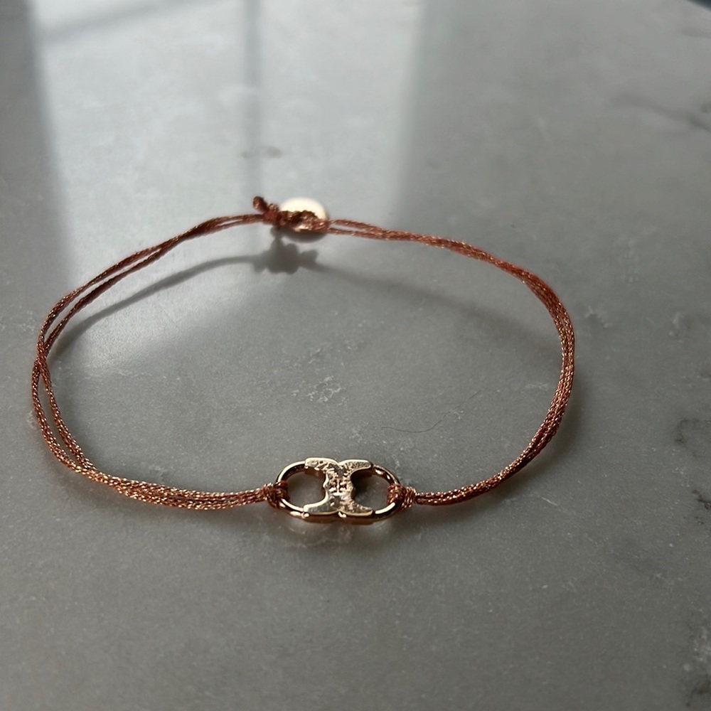 Tory burch rose gold embrace bracelet